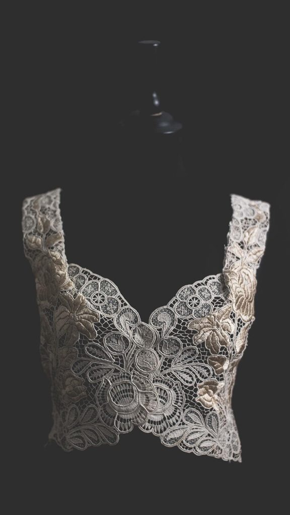 chaleco vestido de novia laura escribano atelier