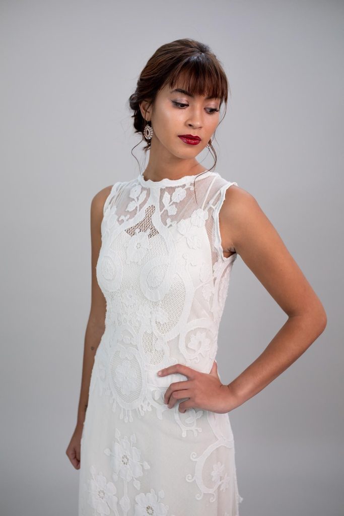 Marion vestido de novia colección Calma Laura Escribano Atelier