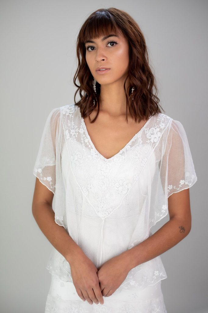 Alondra vestido de novia colección Calma Laura Escribano Atelier